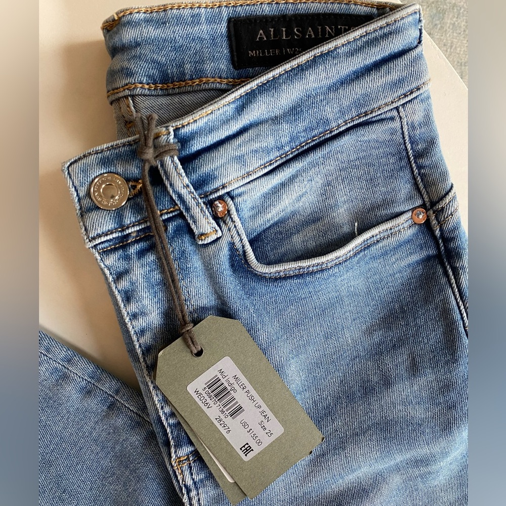 Brand New All Saints Jeans Size 25!